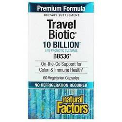 Natural Factors Travel Biotic 10 Billion 60 pcs