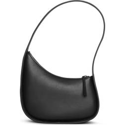 The Row Half Moon Hobo Bag - Black