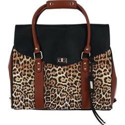 Badgley Mischka Leopard Weekender Tote Bag