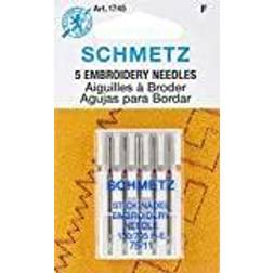 Size 11/75 5/Pkg Embroidery Machine Needles