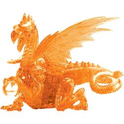 Bepuzzled 3D Crystal Puzzle Dragon (Orange) 56 Pcs