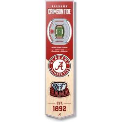 YouTheFan Alabama Crimson Tide 3D StadiumView Banne