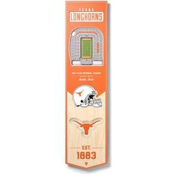 YouTheFan Texas Longhorns 3D StadiumView Banner