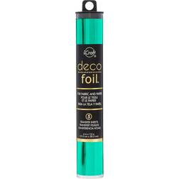 iCraft Deco Foil 6 in. x 12 in. pack of 5 sheets jade