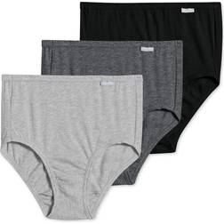 Jockey Elance Brief 3-pack - Grey Heather/Charcoal Grey Heather/Black