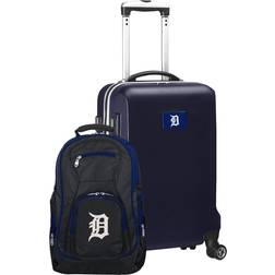 Detroit Tigers Deluxe 2-Piece Backpack and Carry-On Set Navy