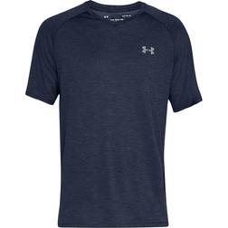 Under Armour Tech V-neck T-shirt Men - Academy/Steel