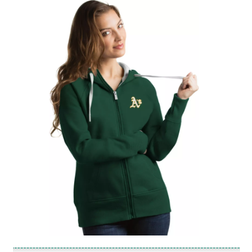 Antigua Oakland Athletics Victory Full-Zip Hoodie W