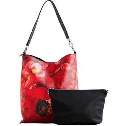 Desigual Imperial Patch Butan Handbag Red