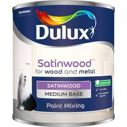 Dulux Paint Mixing Satinwood Metal Paint, Wood Paint Base 1L