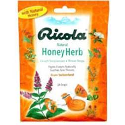 Ricola Herb Throat Drops Honey Herb 24 Drops