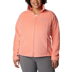 Columbia Women’s Benton Springs Full Zip Plus Size - Coral Reef