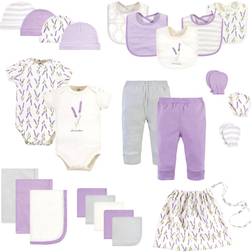 Touched By Nature Organic Cotton Layette Set & Giftset 25-pack - Lavender (10167956)