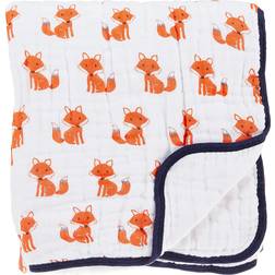 Hudson Muslin Tranquility Quilt Blanket Foxes