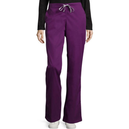 WonderWink Wonderwork Women's Flare Leg Pant - Eggplant