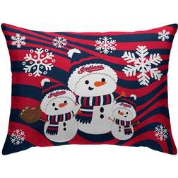 Peagus Cleveland Indians Holiday Snowman Bed Pillow