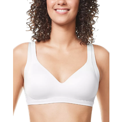 Warner's No Side Effects Wireless Lightly Lined Bra - White