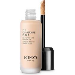 KIKO Milano Full Coverage 2-In-1 Foundation & Concealer #01 Warm Rose