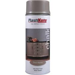 Plasti-Kote Chalk Finish Spray Dark Hessian 400ml