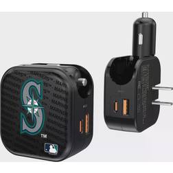 Strategic Printing Seattle Mariners Dual Port USB Car & Home Charger