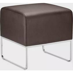 Zuo Plush Seating Stool 45.7cm