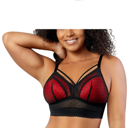 Parfait Mia Dot Wire-Free Bralette - Black