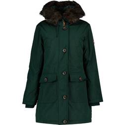 Superdry Rookie Down Parka Coat - Green