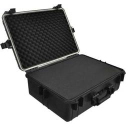 vidaXL Transport Hard-Case Black w/ Foam 35 Liter capacity