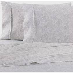 Home Collection Course Paisley 4-pack Bed Sheet Grey (266.7x)