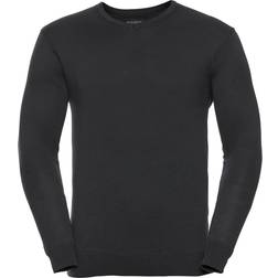 Russell Athletic Collection Mens V-Neck Knitted Pullover Sweatshirt (Black)