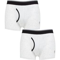 FARAH Pack Plain Cotton Keyhole Trunks Mens