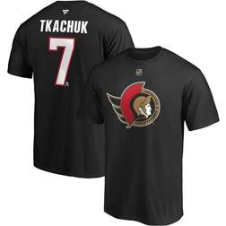 Fanatics Brady Tkachuk Ottawa Senators Authentic Stack Name & Number T-Shirt Sr