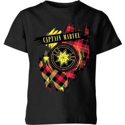 Marvel Captain Tartan Patch Kids' T-Shirt 11-12