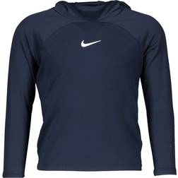 Nike Kid's Dri-FIT Academy Pro Pullover Hoodie - Obsidian/White