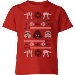 Star Wars Imperial Knit Kids' Christmas T-Shirt 11-12