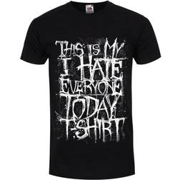 Grindstore Mens This Is My I Hate Everyone Today T-Shirt (Black)