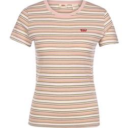 Levi's Rib Baby Womens Short Sleeve T-Shirt Rosemarry