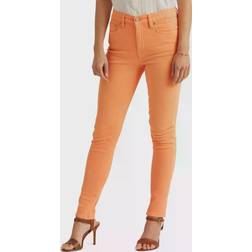 Guess Women's high waist skinny jeans, Orange