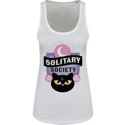 Grindstore Womens/Ladies Solitary Society Tank Top (White)