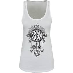 Unorthodox Collective Womens/Ladies Mystical Dreamcatcher Vest Top (White)