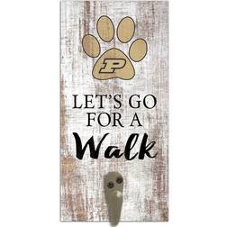 Fan Creations Purdue Boilermakers Leash Holder Sign Board