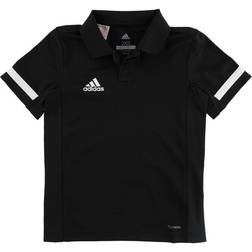 Adidas Team 19 Polo Shirt - Black/White (DW6789)