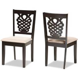 Baxton Studio Gervais Kitchen Chair 95cm 2pcs