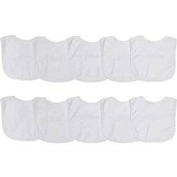 Neat Solid Bib Set 10-pack