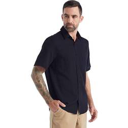 Icebreaker Men's Steveston SS Shirt Midnight Midnight