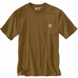 Carhartt Men's K87 Pocket T-shirt - Oiled Walnut Heather