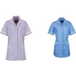 Premier Ladies/Womens Vitality Medical/Healthcare Work Tunic (Pack of 2) (24) (Royal/ White)