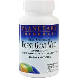 Planetary Herbals Full Spectrum Horny Goat Weed 1200 mg 60 Tablets