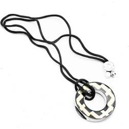 Folli Follie Women's Necklace -Silver/Black