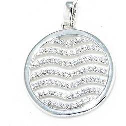 Xenox Ladies'Pendant - Silver/Transparent